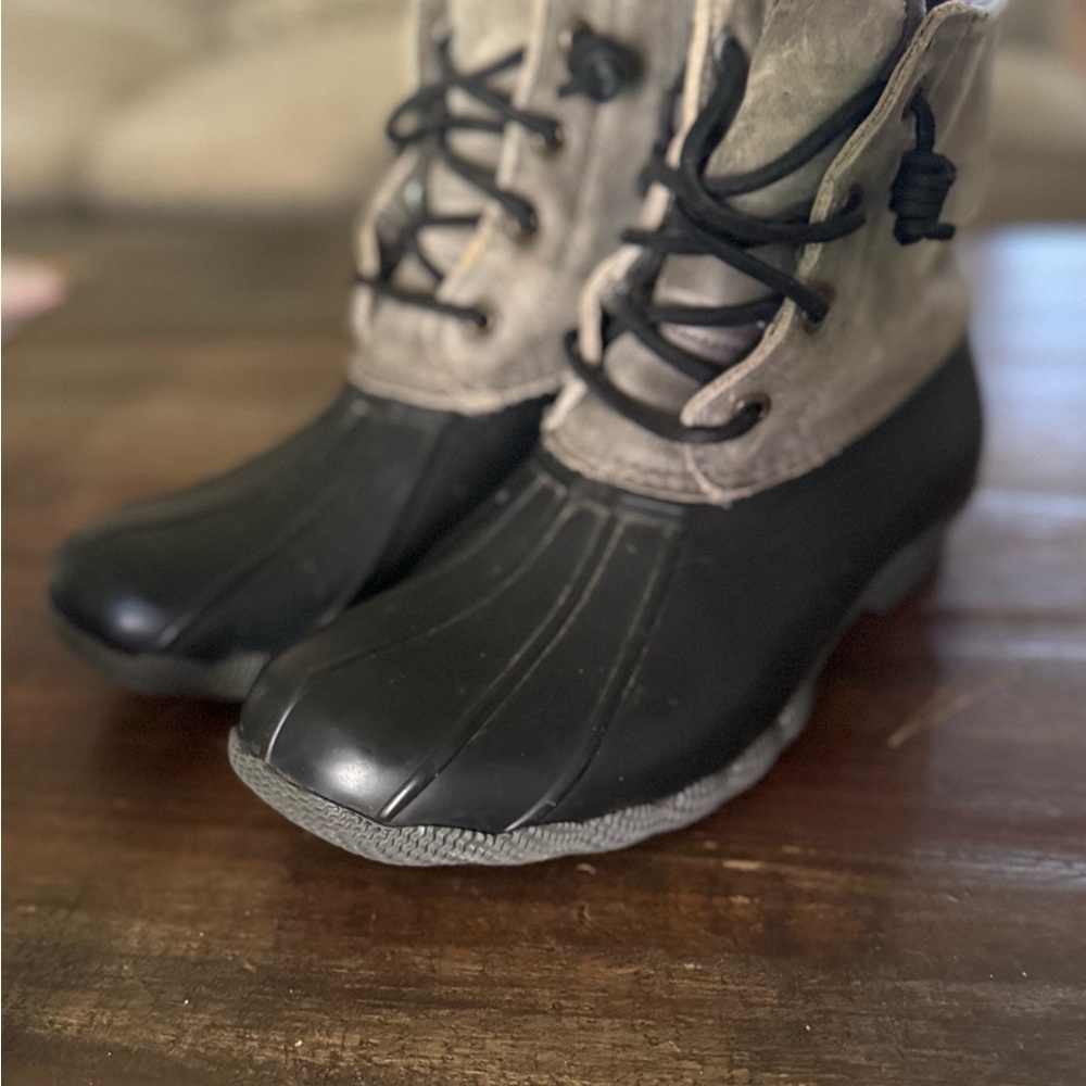 Sperry Women's Gray Duck Boots